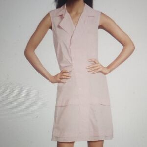 10 Crosby Derek Lam Santina Sleeveless Mini Shirtdress Size 2 $375